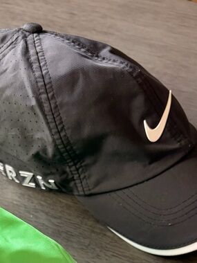 Nike Brown Golf Cap with White Swoosh Label